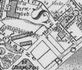 Heiligegeiststraße i jej najbliższa okolica w 1903 r. (Fragment planu: Neuer Plan von Stettin, Hermann Saran, Stettin 1903)